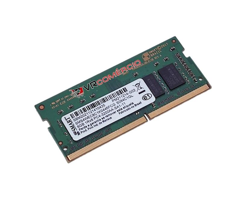Memória ram smart 8gb ddr4 3200 mhz sodimm para notebook - Memória
